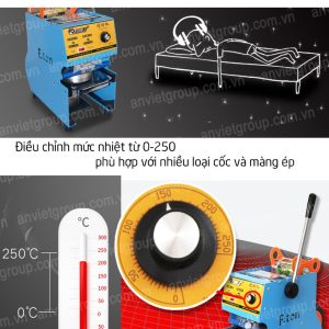 Máy dán ép dập đậy đóng nắp miệng ly cốc hộp Eton D7 An Việt (ET-D7