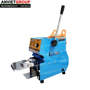 Máy dán ép dập đậy đóng nắp miệng ly cốc hộp Eton D7 An Việt (ET-D7