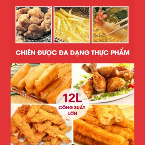 Nồi bếp chiên nhúng đôi An Việt