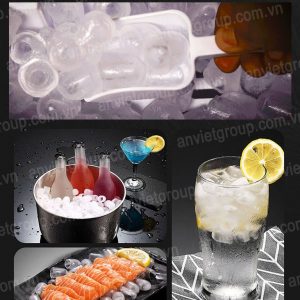 Máy làm đá viên đá bi mini Watoor WZB-16H An Việt