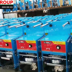 Máy dập ép đóng nắp miệng ly cốc bán tự động Eton A9