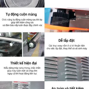Máy ép cốc tự động hoàn toàn Eton Q7 An VIệt
