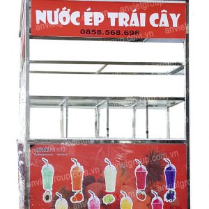 Xe bán hàng nước ép trái cây cà phê trà sữa An Việt