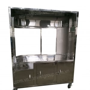 Xe cong bán bánh mì thịt nướng Thổ Nhĩ Kỳ Doner Kebab 1m6 5 Xe bán xôi bánh mì Doner Kebab Thổ Nhĩ Kỳ An Việt