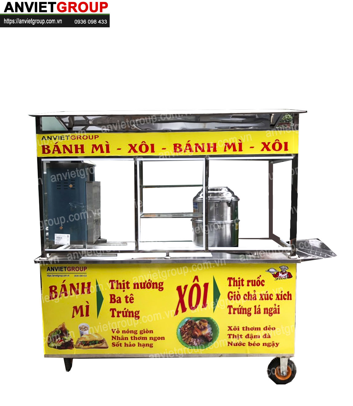 Xe bán xôi bánh mì Doner Kebab Thổ Nhĩ Kỳ An Việt Xe bán xôi bánh mì Doner Kebab Thổ Nhĩ Kỳ An Việt