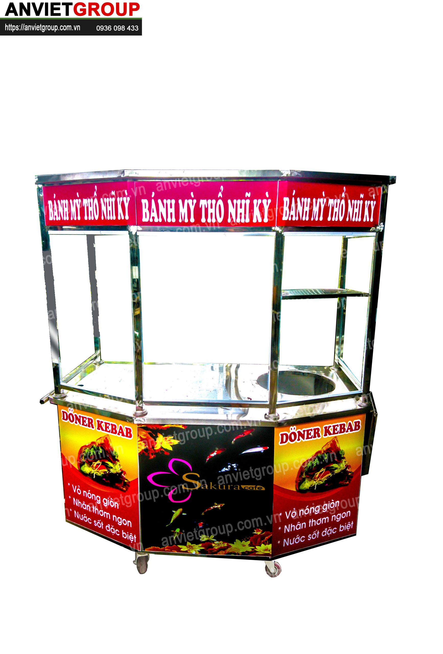 Xe bán xôi bánh mì Doner Kebab Thổ Nhĩ Kỳ An Việt Xe bán xôi bánh mì Doner Kebab Thổ Nhĩ Kỳ An Việt