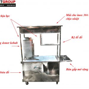 Xe bán xôi bánh mì Doner Kebab Thổ Nhĩ Kỳ An Việt