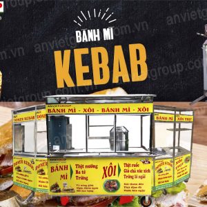 Xe bán xôi bánh mì Doner Kebab Thổ Nhĩ Kỳ An Việt