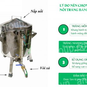 Nồi điện tráng làm bánh cuốn 40l 5 nbc5