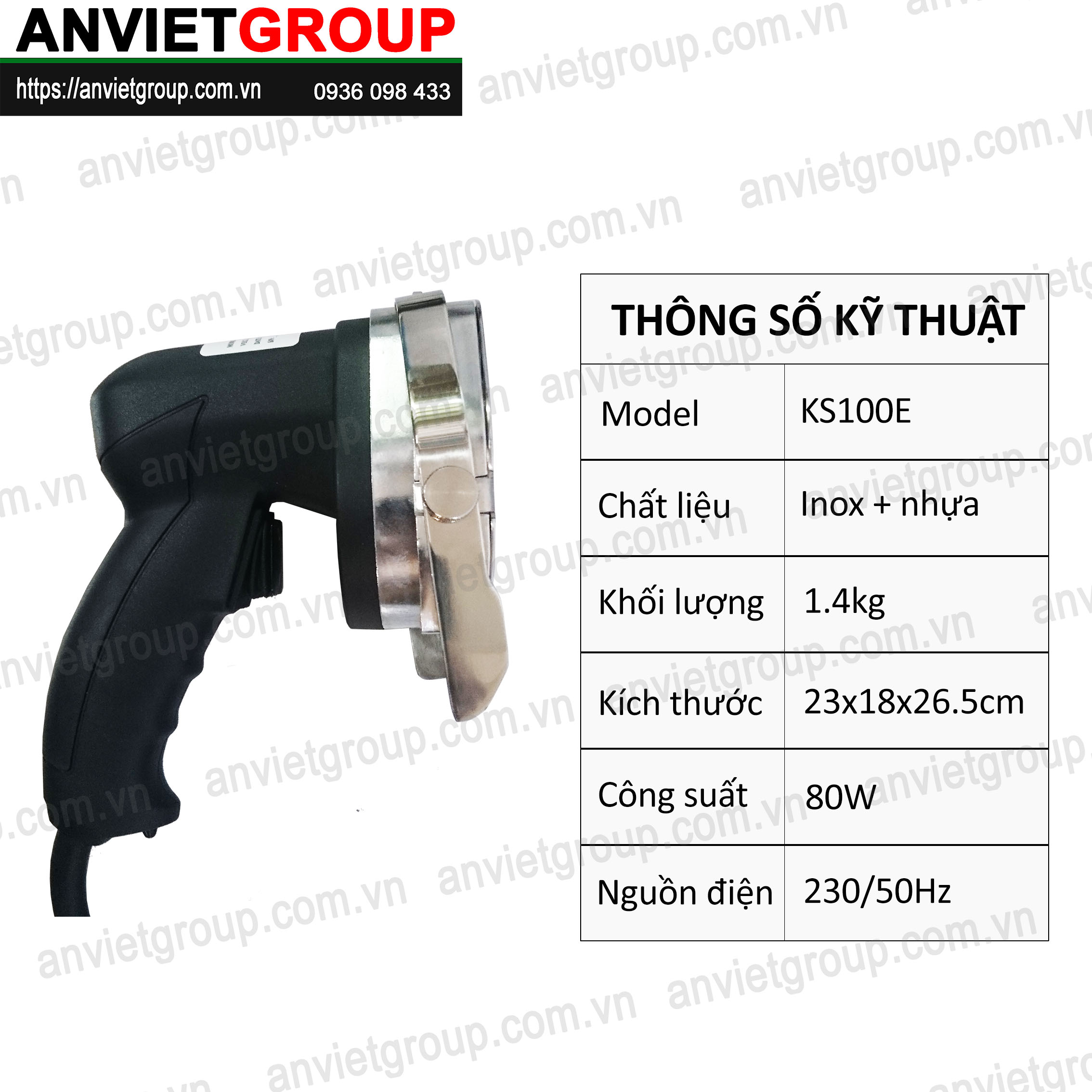 Máy dao cắt thái thịt nướng Doner Kebab Thổ Nhĩ Kỳ KS100E An Việt Máy dao cắt thái thịt nướng Doner Kebab Thổ Nhĩ Kỳ KS100E An Việt