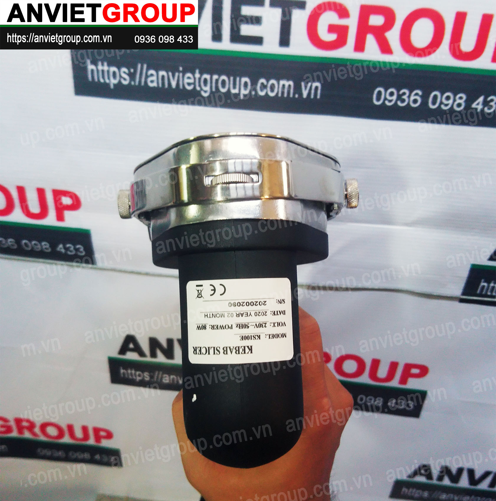 Máy dao cắt thái thịt nướng Doner Kebab Thổ Nhĩ Kỳ KS100E An Việt Máy dao cắt thái thịt nướng Doner Kebab Thổ Nhĩ Kỳ KS100E An Việt