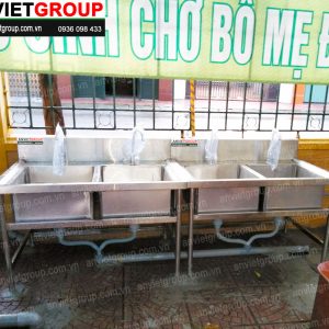 Chậu rửa inox công nghiệp An Việt