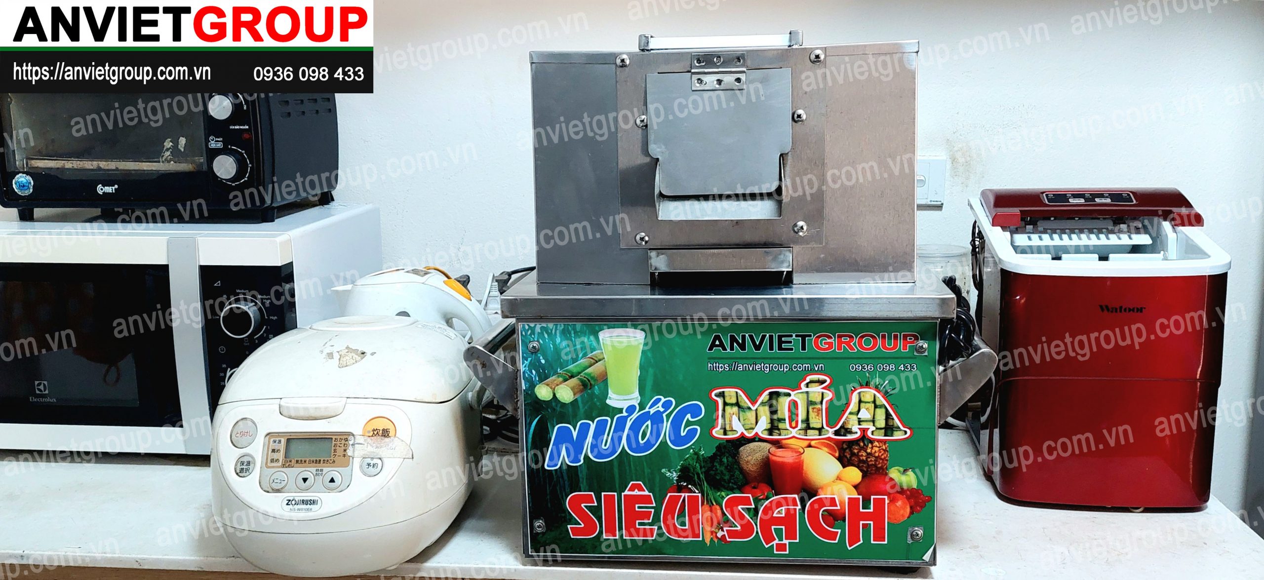 F1750CC3_7 Máy ép mía mini gia đình siêu sạch để bàn F1-750CC3