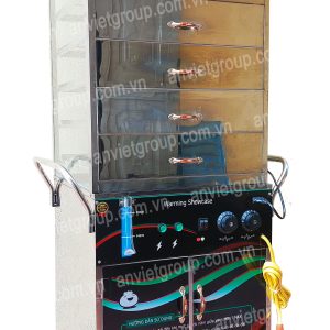 Tủ trưng bày hấp nóng bánh bao có bánh xe 5 tầng An Việt BB5C140 4 BB5C140 1