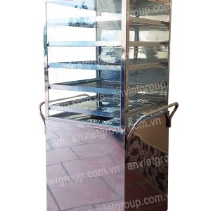 Tủ trưng bày hấp nóng bánh bao có bánh xe 5 tầng An Việt BB5C140 6 BB5C140 3