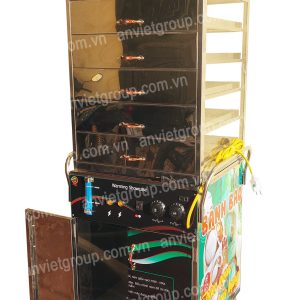Tủ trưng bày hấp nóng bánh bao có bánh xe 5 tầng An Việt BB5C140 3 BB5C140 9