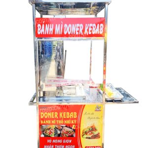 Xe bánh mì thịt nướng thổ nhĩ kỳ Doner Kebab 90cm An Việt - BM902T 17 Xe bánh mì thịt nướng Thổ Nhĩ Kỳ An VIệt