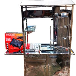 Xe bánh mì thịt nướng thổ nhĩ kỳ Doner Kebab 90cm An Việt - BM902T 10 Xe bánh mì thịt nướng Thổ Nhĩ Kỳ An VIệt