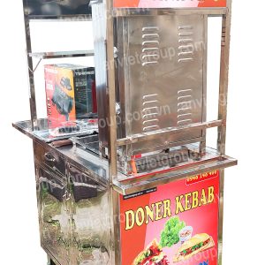 Xe bánh mì thịt nướng thổ nhĩ kỳ Doner Kebab 90cm An Việt - BM902T 7 Xe bánh mì thịt nướng Thổ Nhĩ Kỳ An VIệt