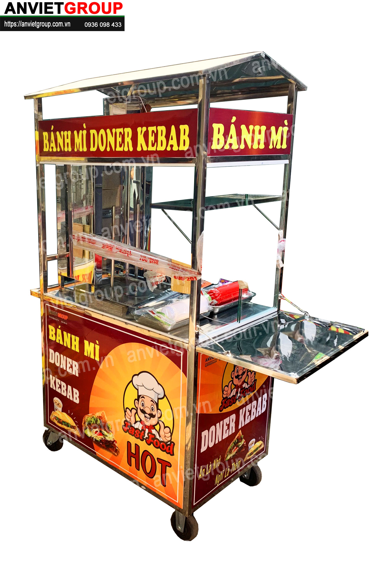 BM3_1 Xe bánh mì thịt nướng Thổ Nhĩ Kỳ An VIệt