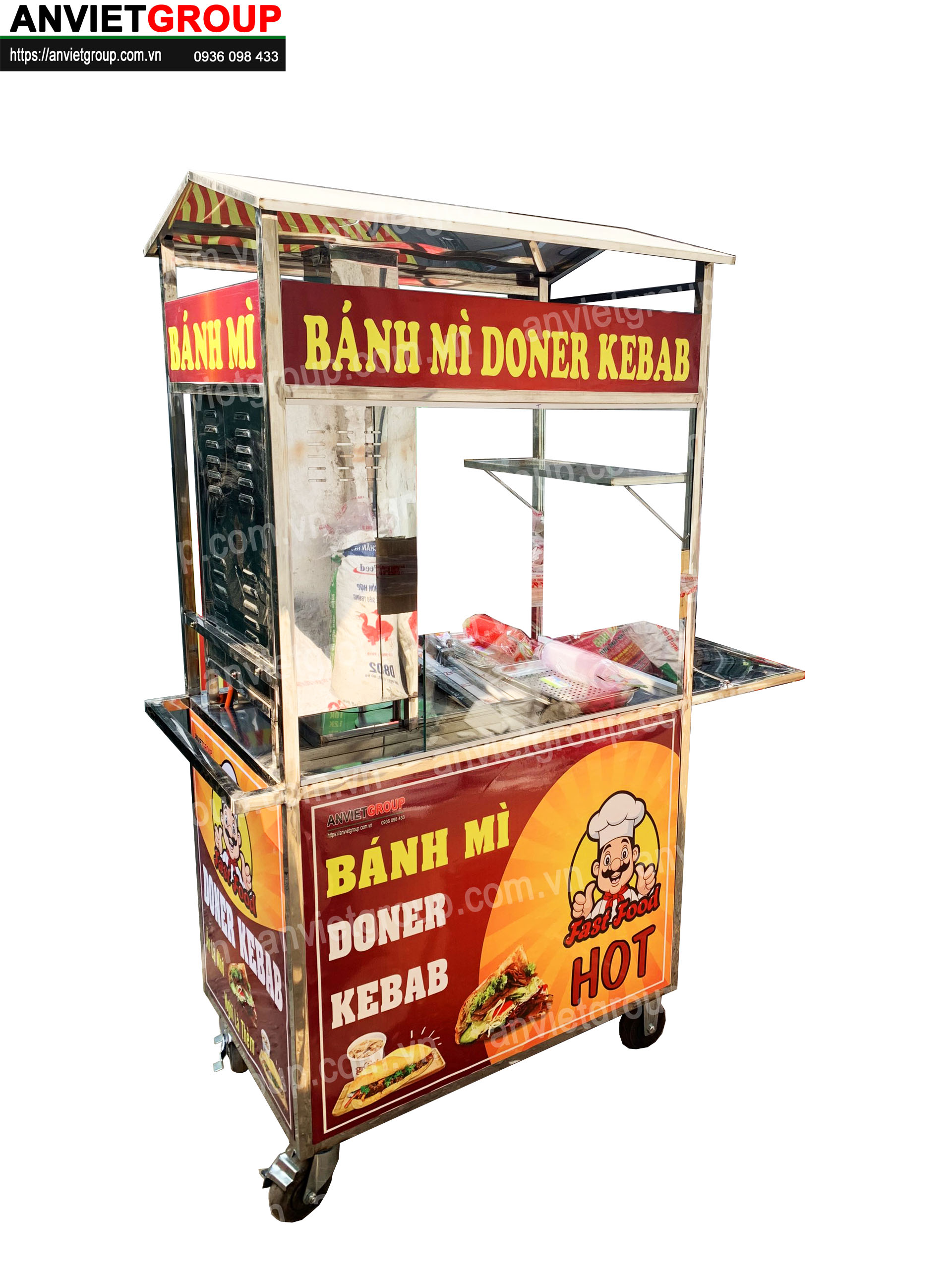 BM3_2 Xe bánh mì thịt nướng Thổ Nhĩ Kỳ An VIệt