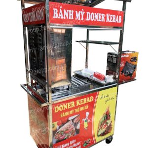 Xe bánh mì thịt nướng thổ nhĩ kỳ Doner Kebab 90cm An Việt - BM902T 37 Xe bánh mì thịt nướng Thổ Nhĩ Kỳ An VIệt
