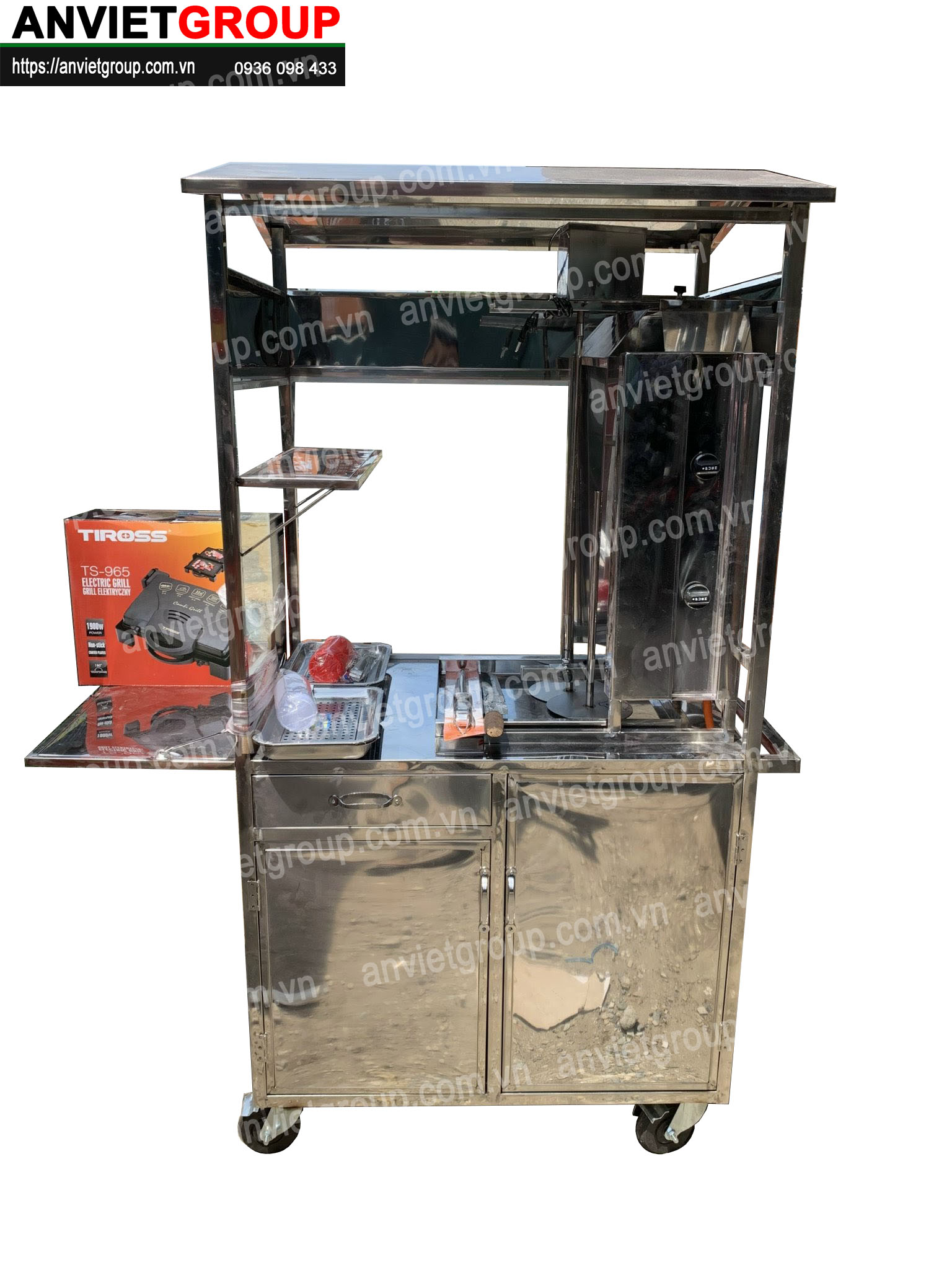 BM9_4 Xe bánh mì thịt nướng Thổ Nhĩ Kỳ An VIệt