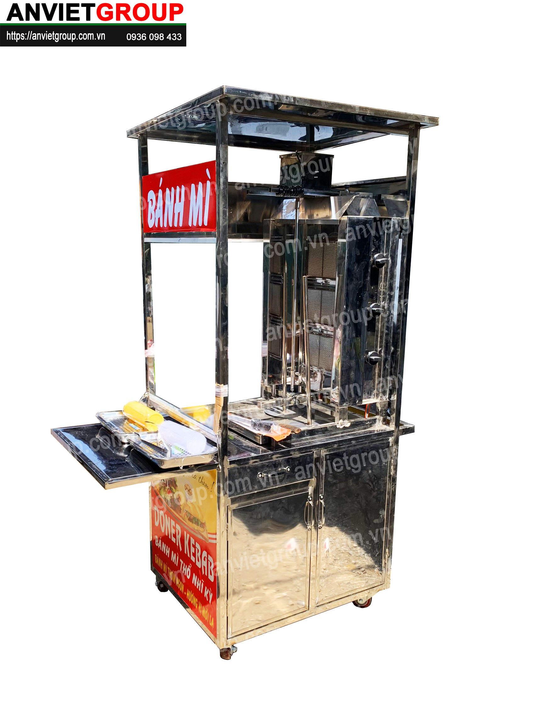 Bm17_4 Xe bánh mì thịt nướng Thổ Nhĩ Kỳ An VIệt