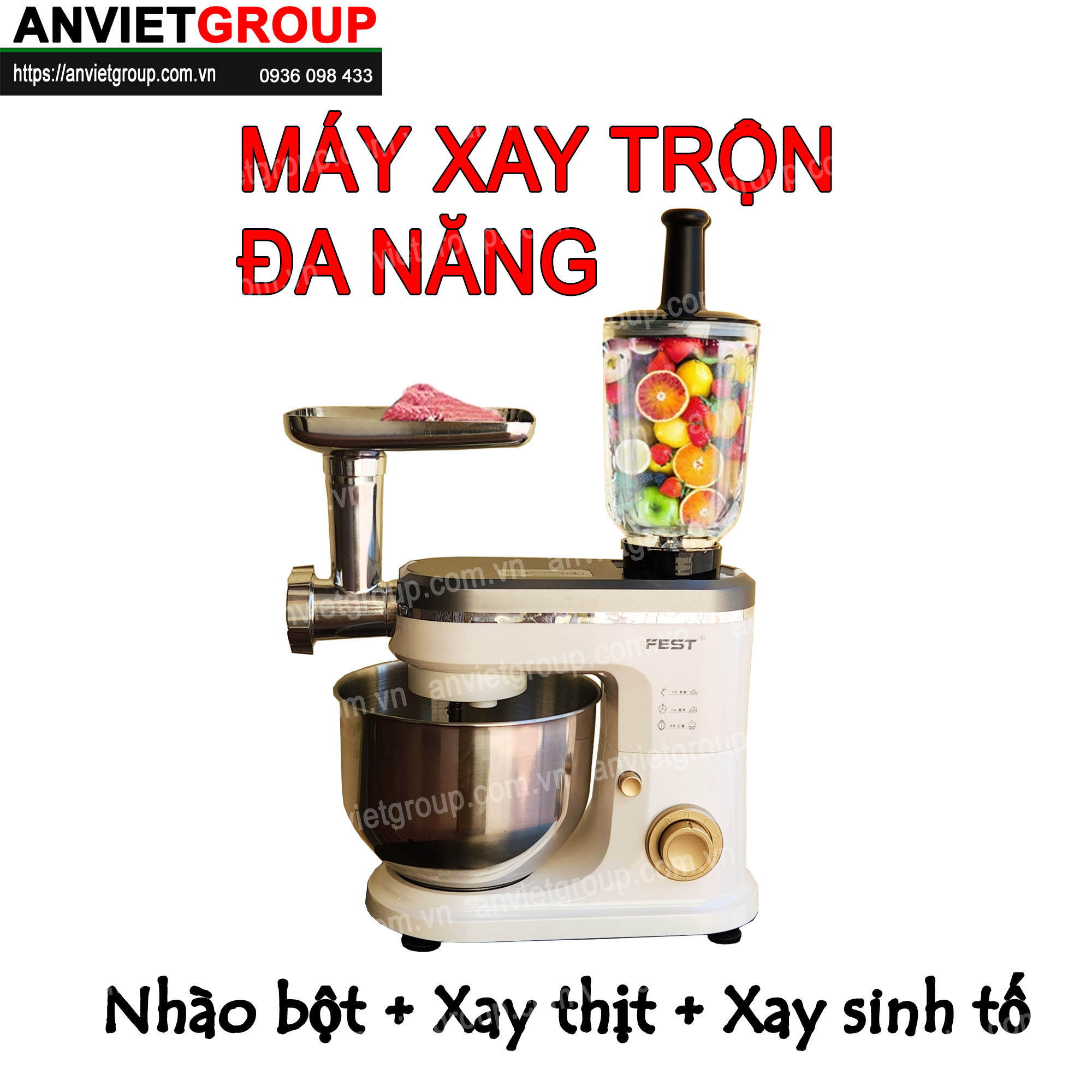 Máy đánh trứng trộn bột FEST RC6L3N Máy đánh trứng trộn bột FEST RC6L3N