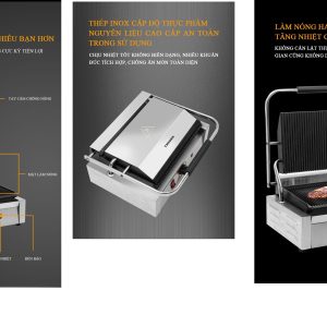 Máy kẹp nướng bánh mì công nghiệp Tiross TS-9661