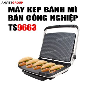 Máy kẹp nướng bánh mì bán công nghiệp đa năng TIROSS TS-9663 An Việt